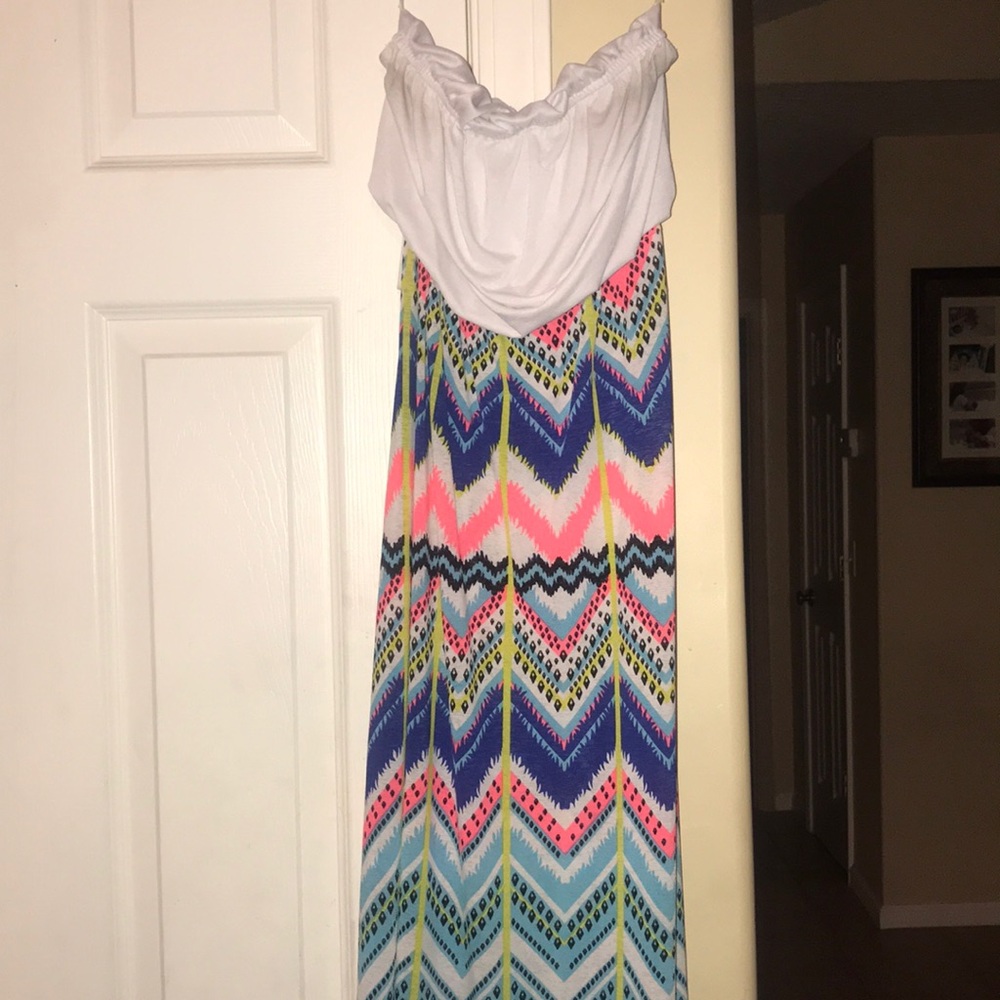 A rue 21, colorful maxi dress